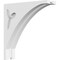 Ekena Millwork Naple Architectural Grade PVC Corbel, 1 7/8"W X 8"D X 8"H CORP01X08X08NA - alternate 1